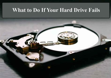 What to Do When Your Hard Drive Fails 